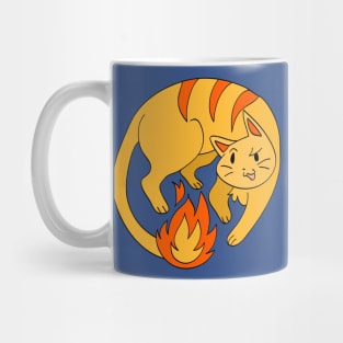 Fire Cat Mug